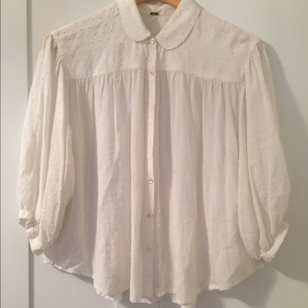 Free People Sparrow Bell Sleeve Top - Picture 2 of 3